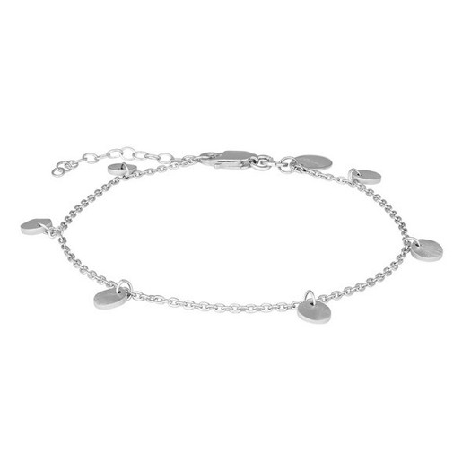 9: Nordahl Jewellery - DISC52 armbånd i sølv m. små cirkler